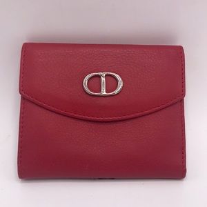 COPY - Christian Dior Red Leather Wallet